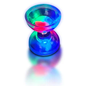 transparent led light up juggling diabolo 01