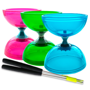 Clear middle triple bearing Diabolo – product detail image