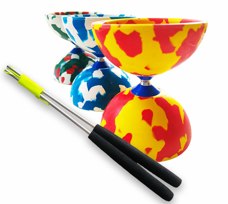 Medium Rubber fixed Diabolo – product detail image