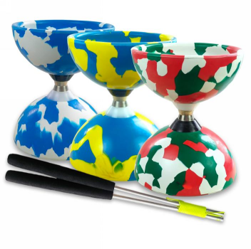 Medium single Bearing Rubber Diabolo – product detail image