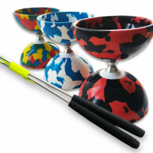 Medium triple Bearing Rubber Diabolo – product detail image