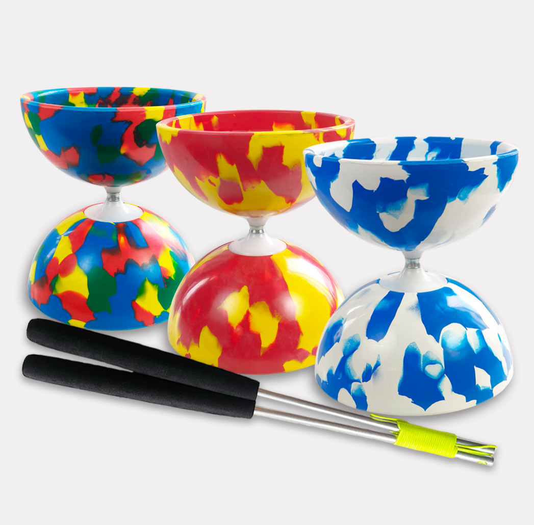 large fixed rubber diabolo – product detail image