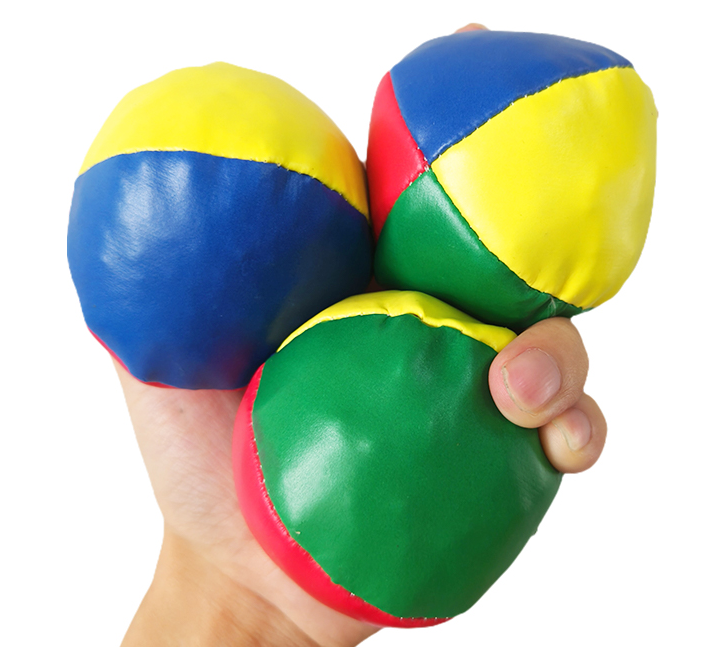 PVC 6.3cm juggling ball – product detail image