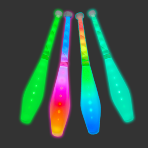LED juggling clubs – product detail image