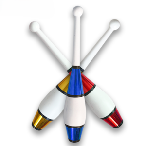 decorated One piece Juggling Clubs – product detail image