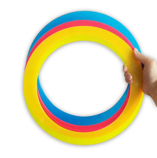 24cm Glitter juggling ring – product detail image