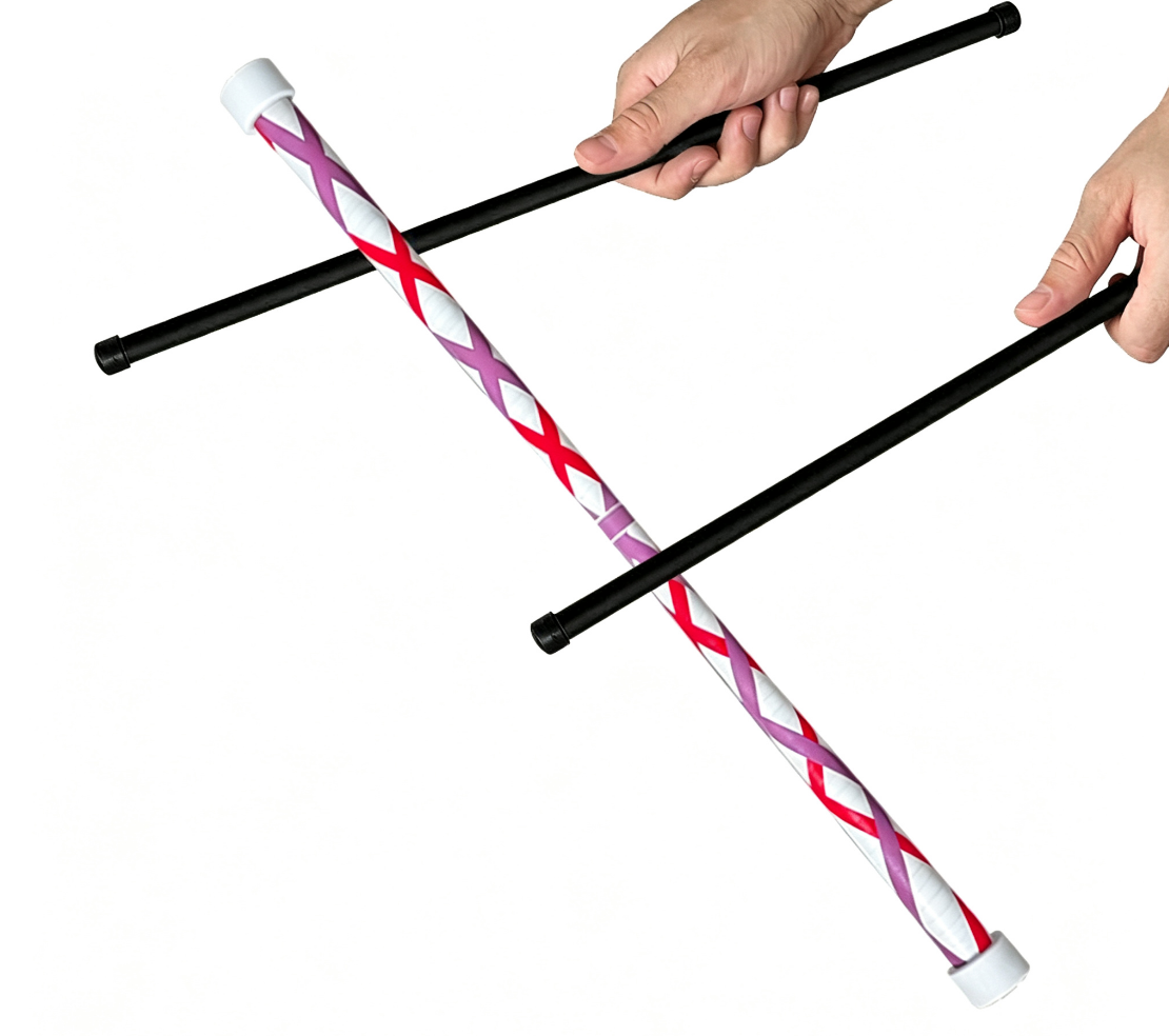 Wooden Devil stick – product detail image