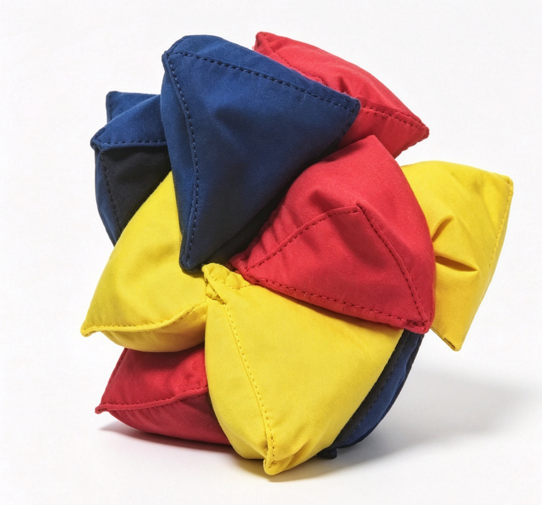 pyramid shaped beanbags – product detail image