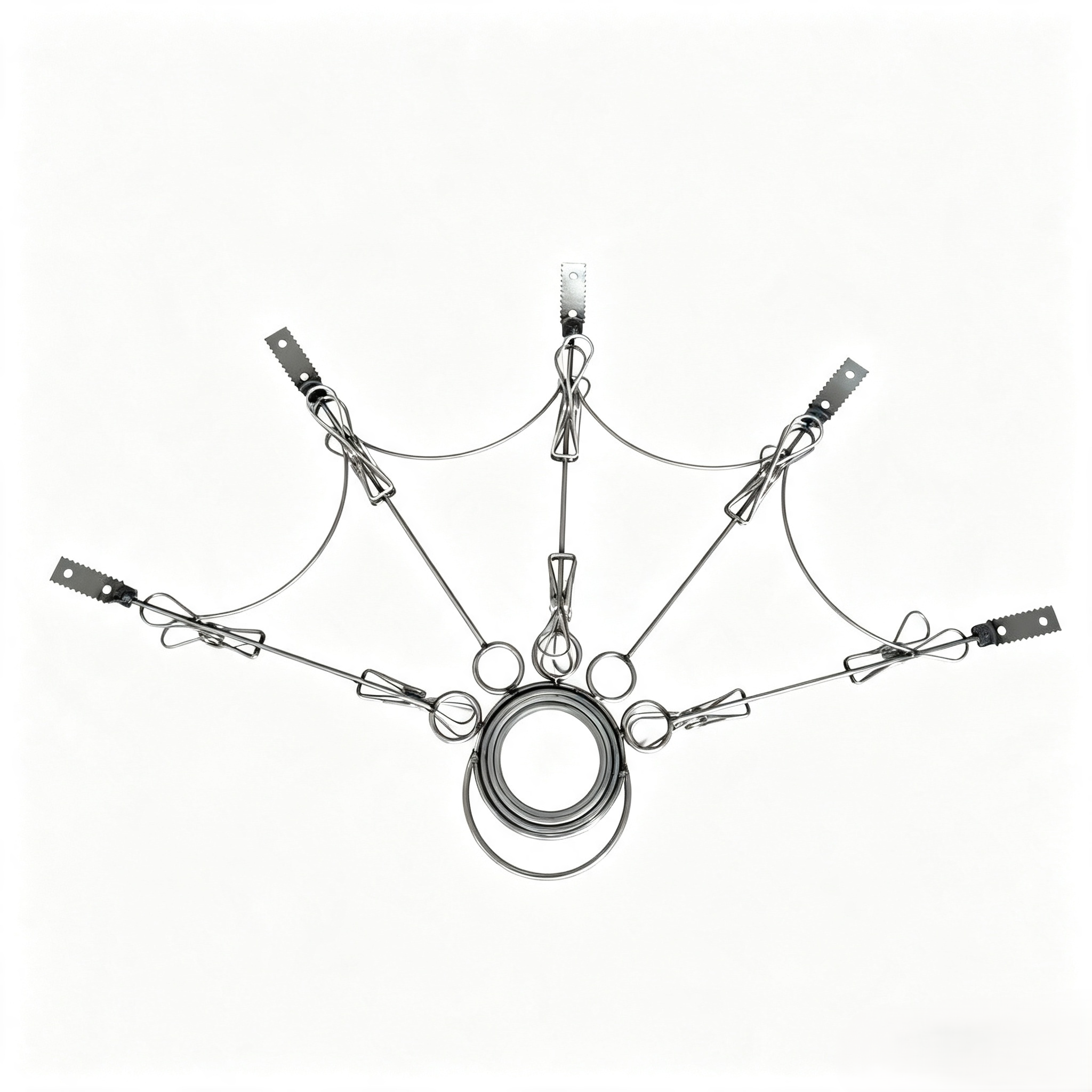 5 Wick Spider Fire Fan Frame (No Wicks)